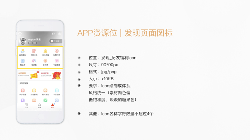 中华万年历APP资源：发现页图标